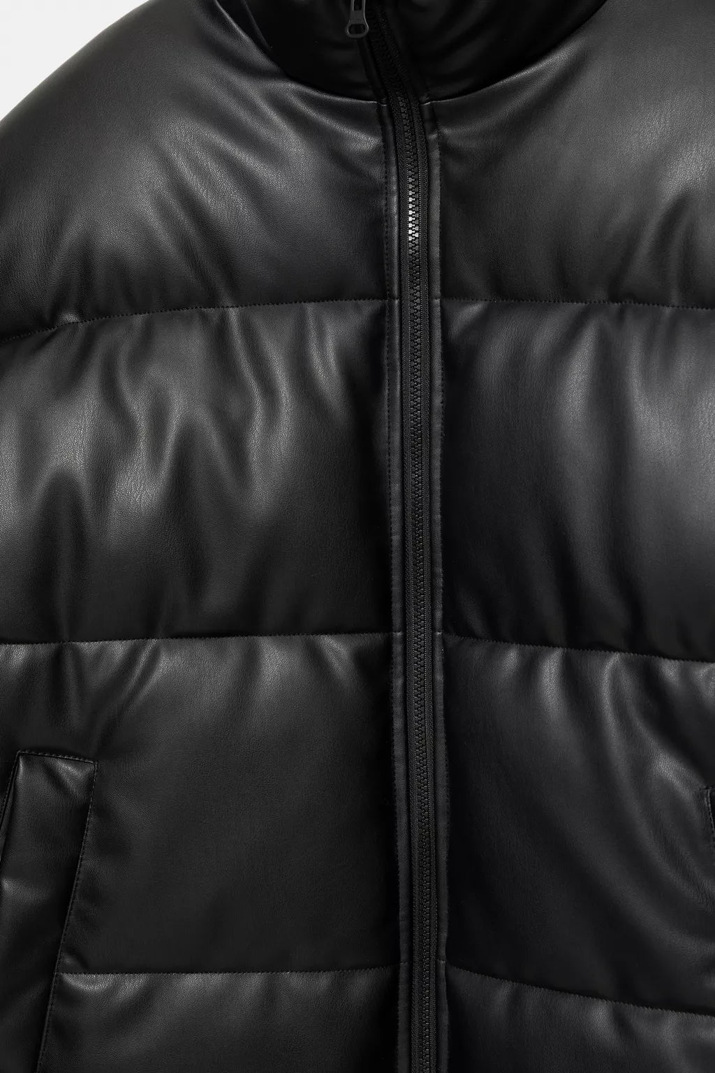 Padded Leather Jacket