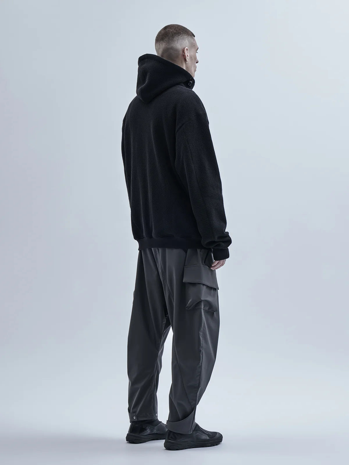 cotton zipped sweatshirt