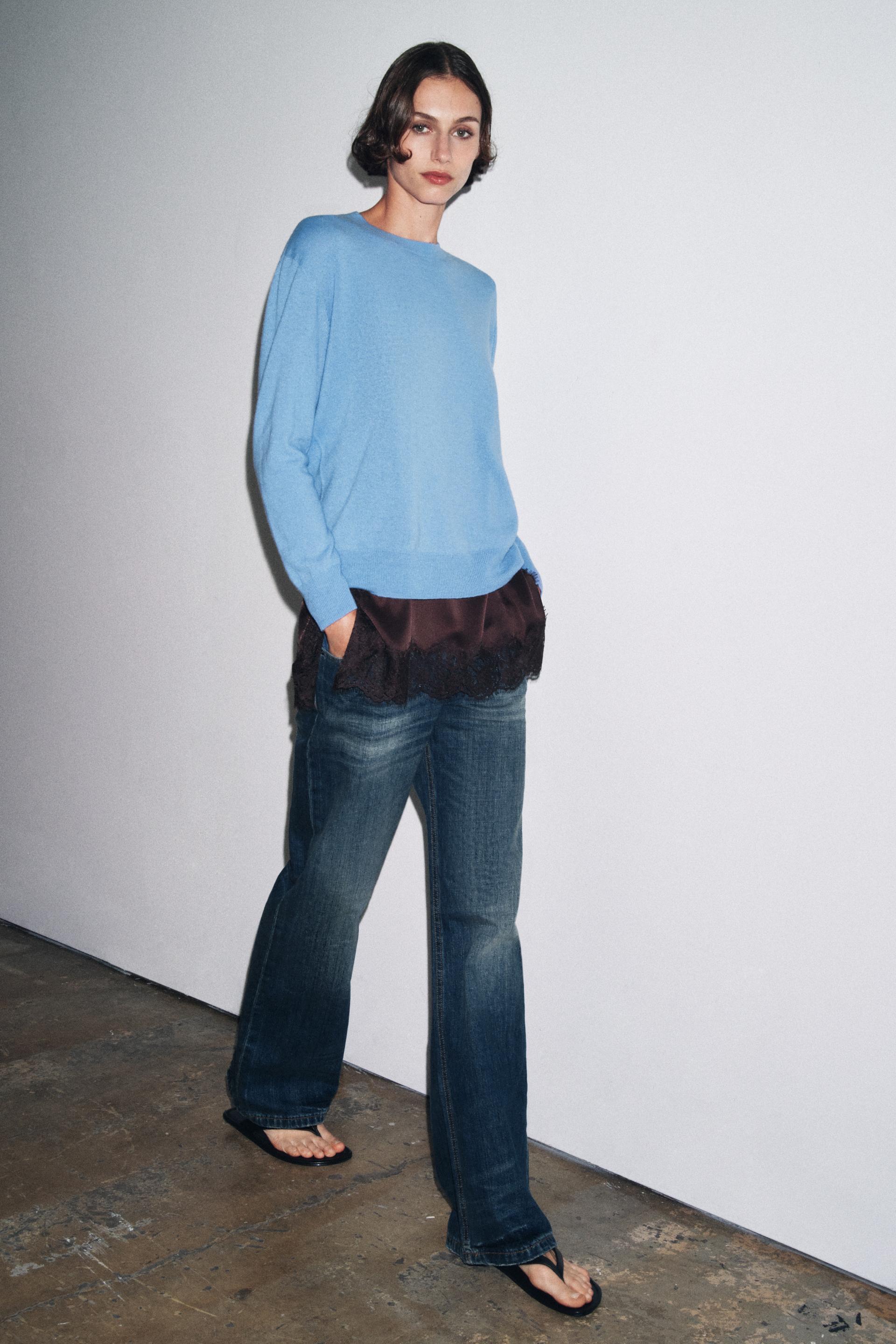 Extra-soft Wool Jumper With Long Sleeves